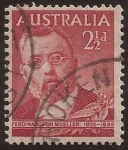 Stamps Australia -  Ferdinand von Mueller  1948 2 1/2 peniques australianos