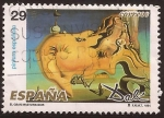 Stamps : Europe : Spain :  Maestros de la Pintura. Salvador Dalí. El Gran Masturbador  1994 29 ptas