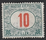 Stamps Hungary -  38 - Cifra