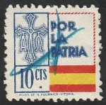 Stamps : Europe : Spain :  Por la Patria