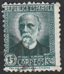Stamps Spain -  665 - Nicolas Salmeron 
