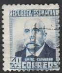 Stamps Spain -  670 -  Emilio Castelar