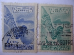 Sellos de America - Uruguay -  República Oriental del Uruguay. Football Mundial  1950