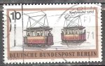 Sellos de Europa - Alemania -  Berlin transporte ferroviario. tranvía eléctrico de 1890.
