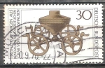 Stamps Germany -  Patrimonio Arqueológico.Bronce coche de culto.