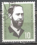 Stamps Germany -  Nacimiento de Cent. Heinrich Hertz (físico). 