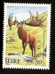 Sellos del Mundo : Europe : Ireland : Fauna Prehistorica - Ciervo Gigante