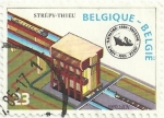 Stamps Belgium -  CONGRESO INTERNACIONAL DE NAVEGACIÓN. ASCENSOR NAVAL DE STREPY-THIEU. YVERT BE 2178