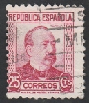 Stamps Spain -  685 - Manuel Ruiz Zorrilla 