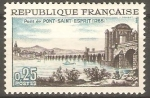 Stamps France -  PONT DE PONT-SAINT-ESPRIT(1265)