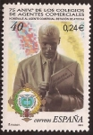 Stamps Spain -  75 Aniversario de los Colegios de Agentes Comerciales  2001 40 ptas