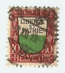 Stamps Switzerland -  pro-juventud / cantones