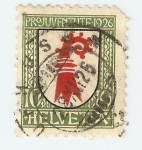 Stamps Switzerland -  pro-juventud / cantones