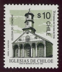 Stamps Chile -  CHILE:  Iglesias de Chiloé
