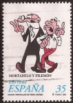 Stamps : Europe : Spain :  Cómic. Personajes del TBO. Mortadelo y Filemón  1998 35 ptas