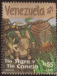 Stamps : America : Venezuela :  Cuentos populares. Tío Tigre y Tío Conejo. Fragmento 7  1997 55 bolívares