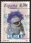Stamps Spain -  Los Lunnis. Lublú  2005 0,28€