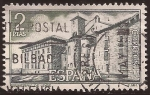 Stamps Spain -  Monasterio de Leyre. Vista exterior  1974  2 ptas