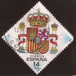 Stamps : Europe : Spain :  Escudo de España  1983 14 ptas
