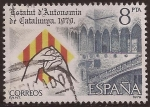 Stamps Spain -  Proclamació de l'Estatut d'Autonomia de Catalunya 27 oct 1979   8 ptas