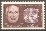 Stamps France -  PAUL CLAUDEL 1868-1955