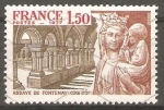 Stamps France -  ABBAYE DE FONTENAY