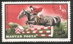Stamps Hungary -  carrera de galope