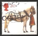 Stamps United Kingdom -  Caballo