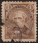 Stamps Argentina -  Dalmacio Vélez Sársfield  1888 1 centavo