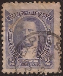 Sellos de America - Argentina -  Santiago Derqui  1890 2 centavos
