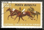 Stamps Romania -  Centenario de carreras de caballos