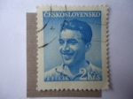 Stamps : Europe : Czechoslovakia :  J. Fucik - 2Kcs