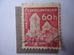 Stamps Czechoslovakia -  Karlstejn.