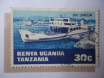 Stamps Uganda -  Barco.