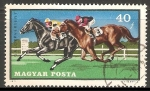Stamps Hungary -  Caballos al galope