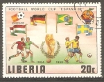 Sellos de Africa - Liberia -  COPA MUNDIAL DE FUTBOL ESPAÑA 82