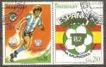 Stamps Paraguay -  COPA MUNDIAL DE FUTBOL ESPAÑA 82