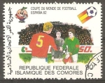 Stamps Comoros -  CAMPEONATO MUNDIAL DE FUTBOL ESPAÑA 82