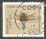 Stamps Germany -  Libellula depressa