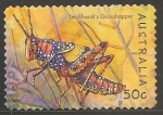Stamps Australia -  leichhardt grasshopper-saltamontes de Leichhardt