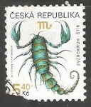 Sellos de Europa - Checoslovaquia -  Escorpion