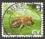 Stamps United Kingdom -  ivy bee - abeja de hiedra
