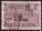 Stamps Argentina -  Antártida Argentina. Base militar Gral Berlgrano  1965  2 pesos