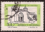 Stamps Argentina -  Capilla de Candonga, Córdoba  1978  500 pesos