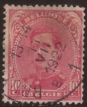 Stamps : Europe : Belgium :  Rey Alberto I  1915 10 céntimos