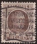 Sellos de Europa - B�lgica -  Rey Alberto I  1922 20 céntimos