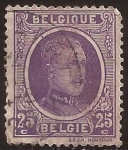 Stamps Belgium -  Rey Alberto I  1922  25 céntimos
