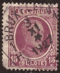 Stamps Belgium -  Rey Alberto I  1923 15 céntimos