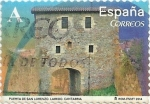 Stamps Spain -  (201) ARCOS Y PUERTAS MONUMENTALES. PUERTA DE SAN LORENZO, EN LAREDO. EDIFIL 4845