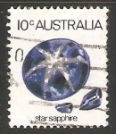Stamps Australia -  Star sapphire 